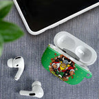 Santa Raiders Personalized AirPods Case Christmas Rugby League Spirit - Aussie Hoodie