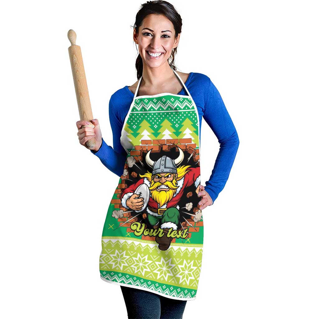 Santa Raiders Personalized Apron Christmas Rugby League Spirit - Aussie Hoodie