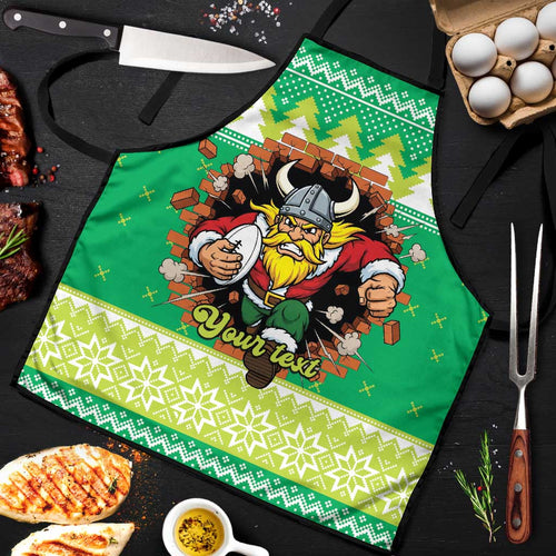 Santa Raiders Personalized Apron Christmas Rugby League Spirit - Aussie Hoodie