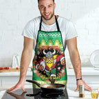 Santa Raiders Personalized Apron Christmas Rugby League Spirit - Aussie Hoodie