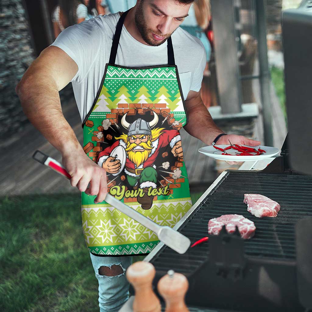Santa Raiders Personalized Apron Christmas Rugby League Spirit - Aussie Hoodie