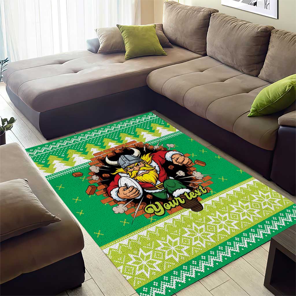 Santa Raiders Personalized Area Rug Christmas Rugby League Spirit - Aussie Hoodie