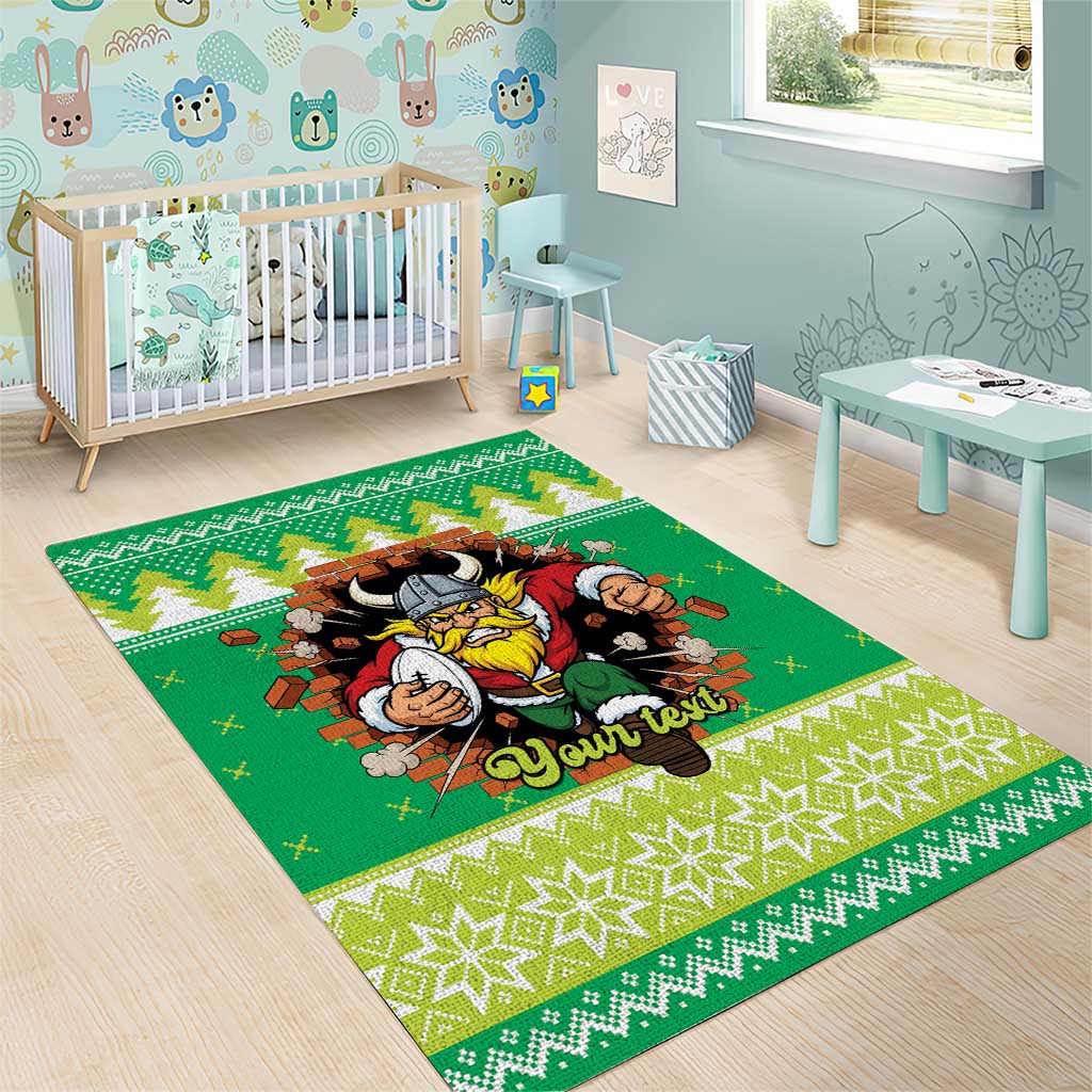 Santa Raiders Personalized Area Rug Christmas Rugby League Spirit - Aussie Hoodie