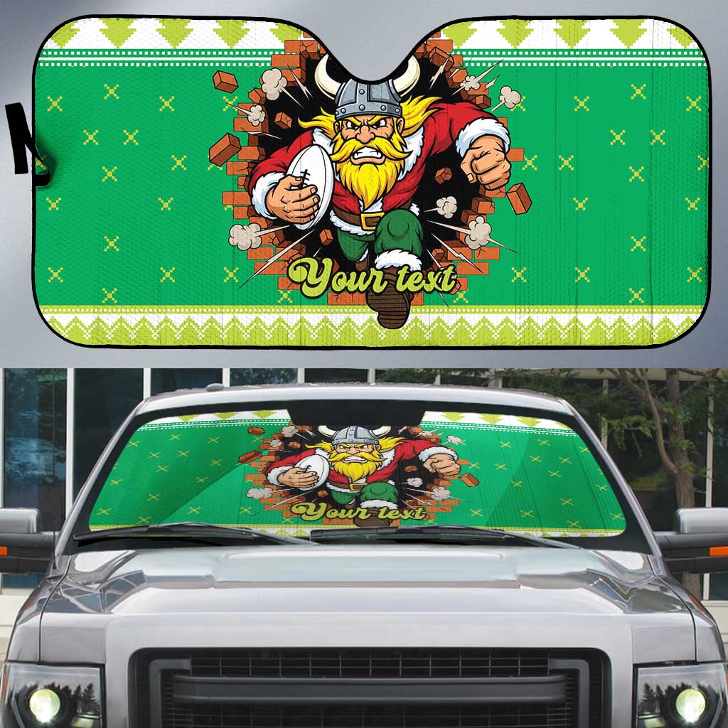 Santa Raiders Personalized Auto Sun Shade Christmas Rugby League Spirit - Aussie Hoodie