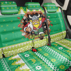 Santa Raiders Personalized Back Car Seat Cover Christmas Rugby League Spirit - Aussie Hoodie