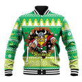 Santa Raiders Personalized Baseball Jacket Christmas Rugby League Spirit - Aussie Hoodie