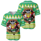 Santa Raiders Personalized Baseball Jersey Christmas Rugby League Spirit - Aussie Hoodie