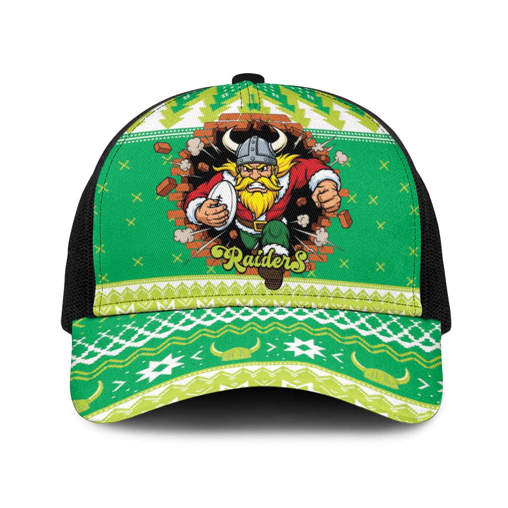 Santa Raiders Baseball Net Cap Christmas Rugby League Spirit - Aussie Hoodie
