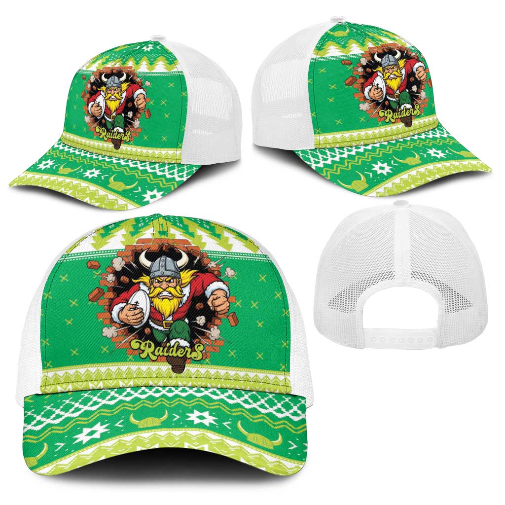 Santa Raiders Baseball Net Cap Christmas Rugby League Spirit - Aussie Hoodie