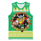 Santa Raiders Personalized Basketball Jersey Christmas Rugby League Spirit - Aussie Hoodie