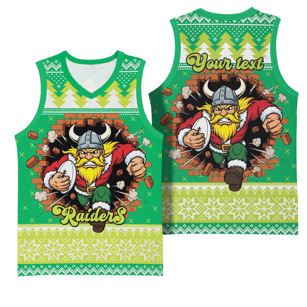 Santa Raiders Personalized Basketball Jersey Christmas Rugby League Spirit - Aussie Hoodie