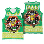 Santa Raiders Personalized Basketball Jersey Christmas Rugby League Spirit - Aussie Hoodie