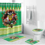 Santa Raiders Personalized Bathroom Set Christmas Rugby League Spirit - Aussie Hoodie