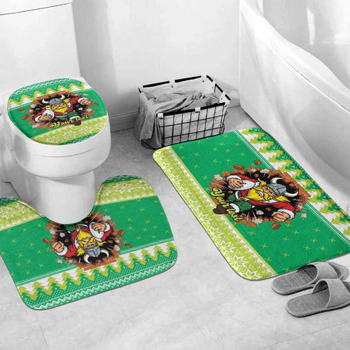Santa Raiders Personalized Bathroom Set Christmas Rugby League Spirit - Aussie Hoodie
