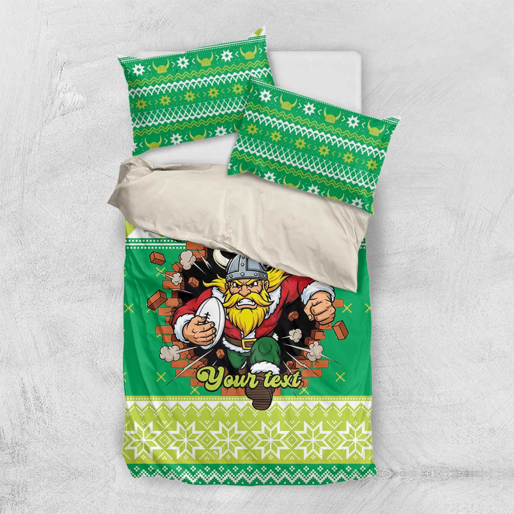 Santa Raiders Personalized Bedding Set Christmas Rugby League Spirit - Aussie Hoodie
