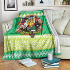 Santa Raiders Personalized Blanket Christmas Rugby League Spirit - Aussie Hoodie