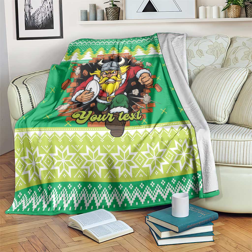 Santa Raiders Personalized Blanket Christmas Rugby League Spirit - Aussie Hoodie