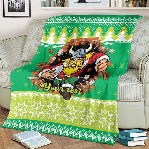 Santa Raiders Personalized Blanket Christmas Rugby League Spirit - Aussie Hoodie