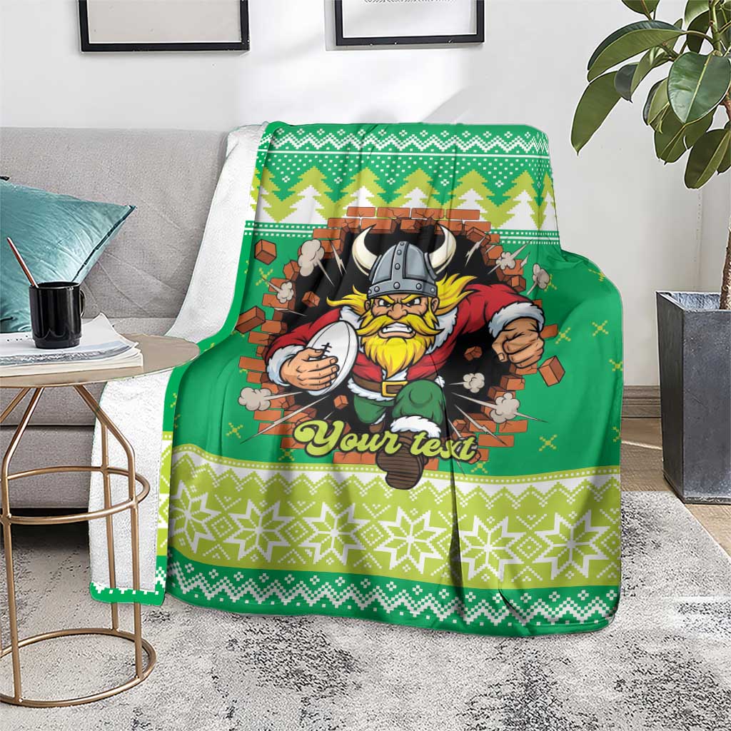 Santa Raiders Personalized Blanket Christmas Rugby League Spirit - Aussie Hoodie