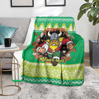 Santa Raiders Personalized Blanket Christmas Rugby League Spirit - Aussie Hoodie
