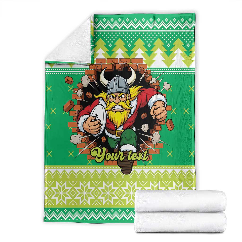 Santa Raiders Personalized Blanket Christmas Rugby League Spirit - Aussie Hoodie