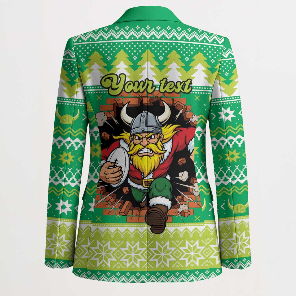 Santa Raiders Personalized Blazer Christmas Rugby League Spirit - Aussie Hoodie