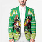 Santa Raiders Personalized Blazer Christmas Rugby League Spirit - Aussie Hoodie