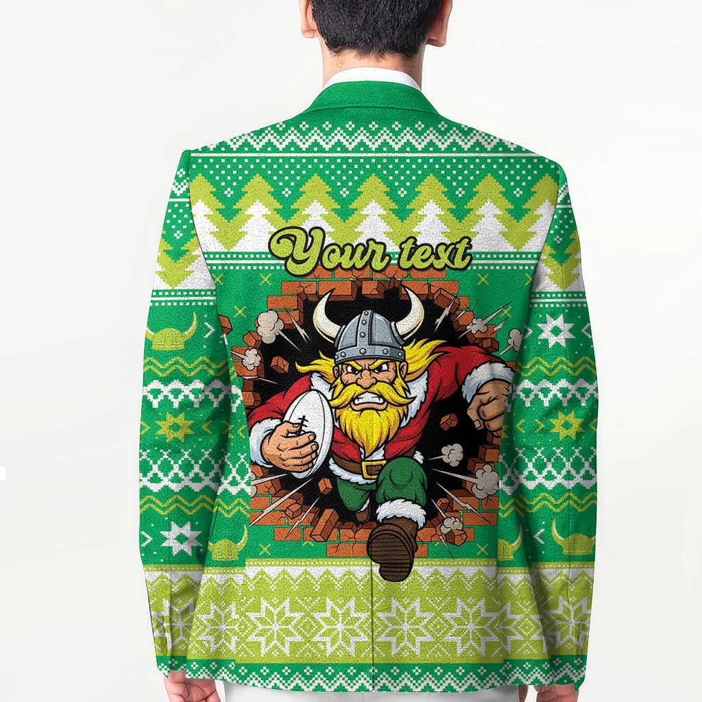 Santa Raiders Personalized Blazer Christmas Rugby League Spirit - Aussie Hoodie