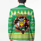 Santa Raiders Personalized Blazer Christmas Rugby League Spirit - Aussie Hoodie