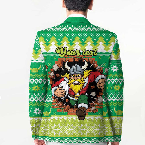 Santa Raiders Personalized Blazer Christmas Rugby League Spirit - Aussie Hoodie