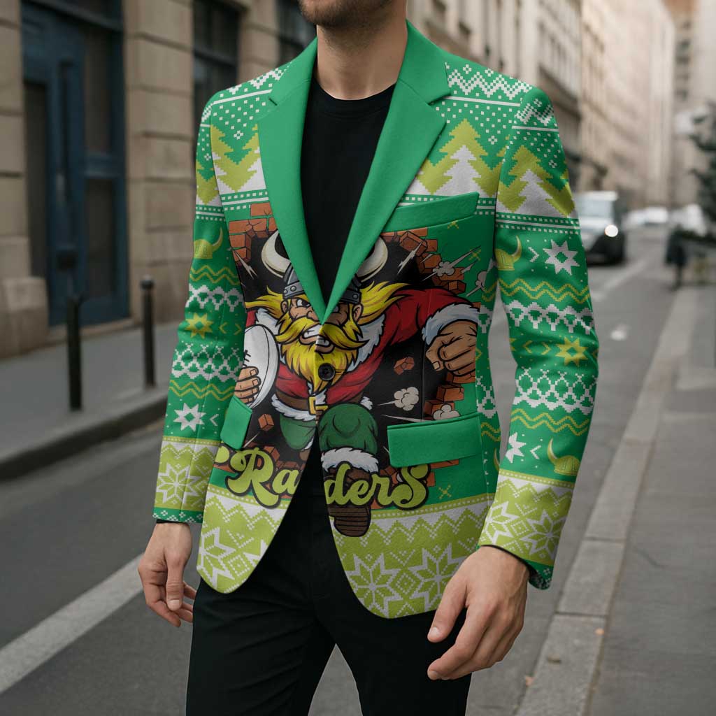 Santa Raiders Personalized Blazer Christmas Rugby League Spirit - Aussie Hoodie