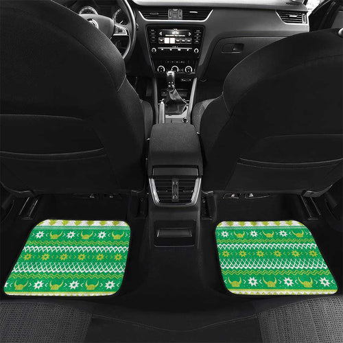 Santa Raiders Personalized Car Mats Christmas Rugby League Spirit - Aussie Hoodie
