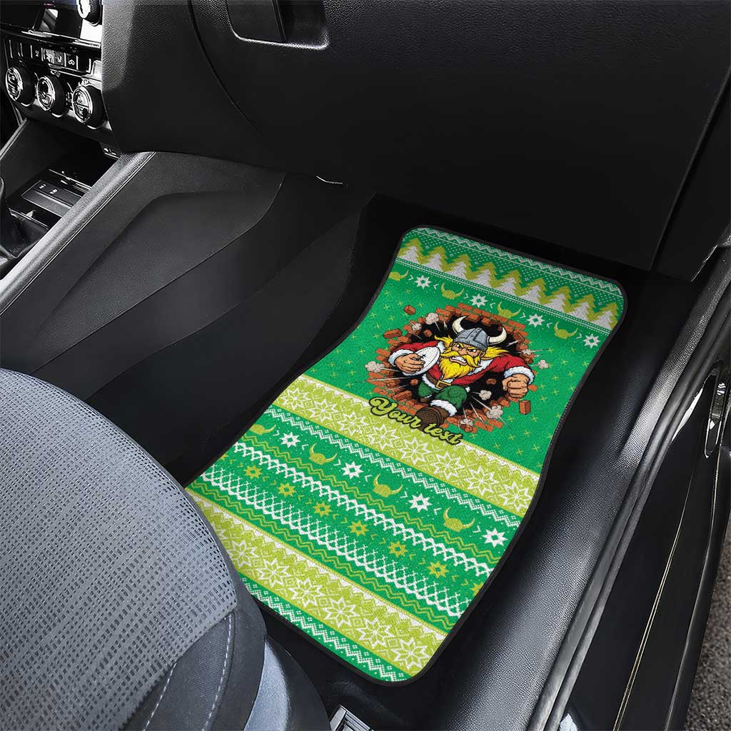 Santa Raiders Personalized Car Mats Christmas Rugby League Spirit - Aussie Hoodie
