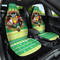Santa Raiders Personalized Car Seat Cover Christmas Rugby League Spirit - Aussie Hoodie