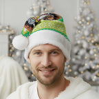 Santa Raiders Personalized Christmas Santa Hat Christmas Rugby League Spirit - Aussie Hoodie