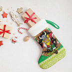 Santa Raiders Personalized Christmas Stocking Christmas Rugby League Spirit - Aussie Hoodie