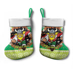 Santa Raiders Personalized Christmas Stocking Christmas Rugby League Spirit - Aussie Hoodie