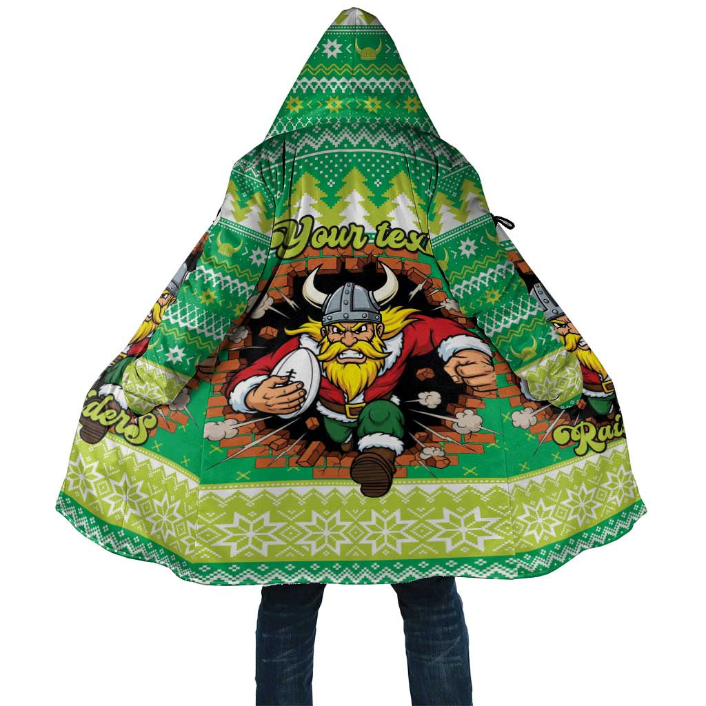 Santa Raiders Personalized Cloak Christmas Rugby League Spirit - Aussie Hoodie