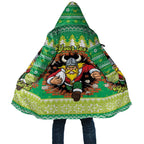 Santa Raiders Personalized Cloak Christmas Rugby League Spirit - Aussie Hoodie