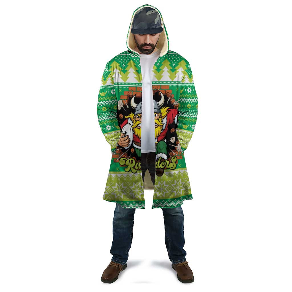Santa Raiders Personalized Cloak Christmas Rugby League Spirit - Aussie Hoodie