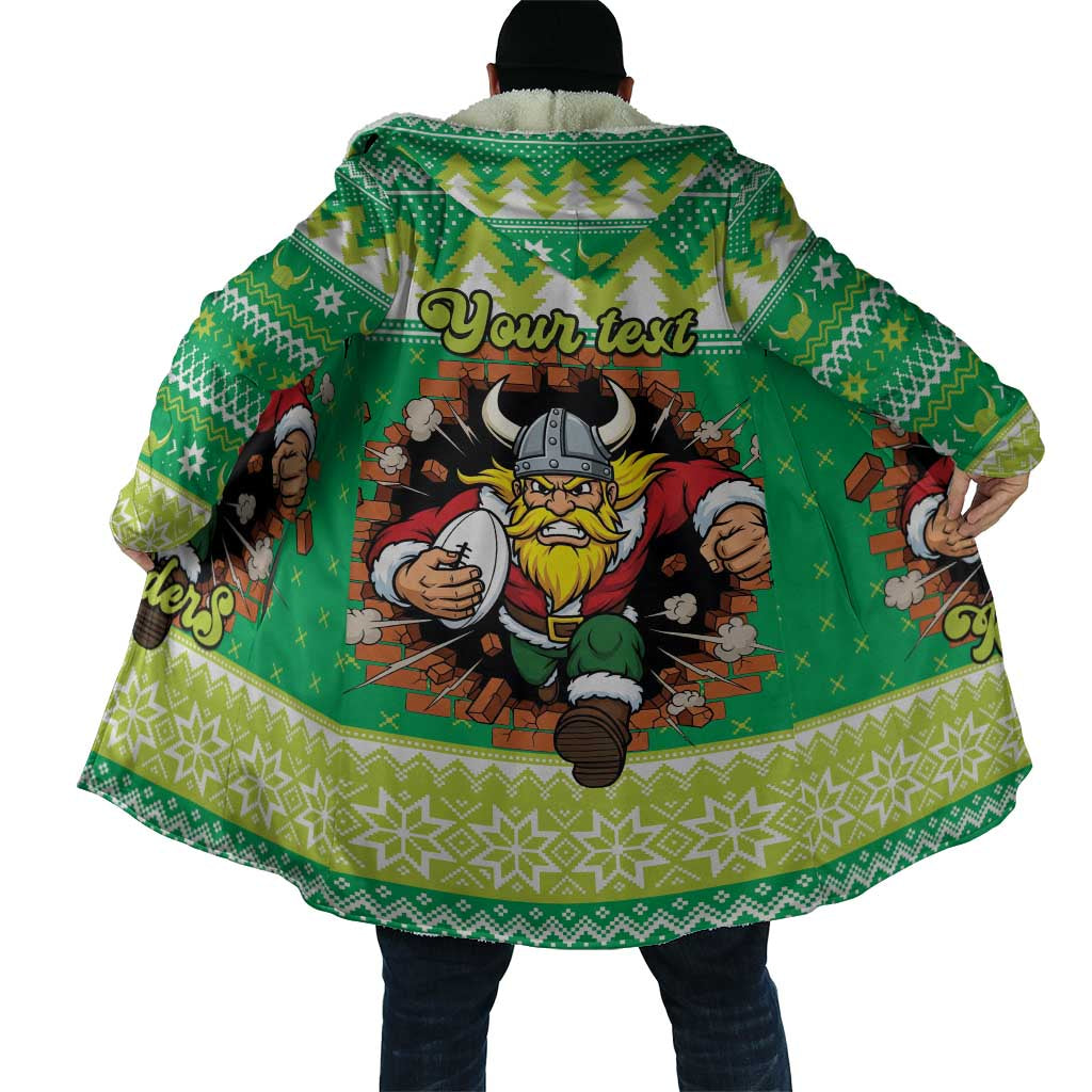 Santa Raiders Personalized Cloak Christmas Rugby League Spirit - Aussie Hoodie