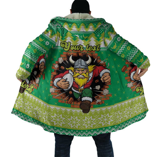 Santa Raiders Personalized Cloak Christmas Rugby League Spirit - Aussie Hoodie