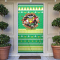 Santa Raiders Personalized Door Cover Christmas Rugby League Spirit - Aussie Hoodie