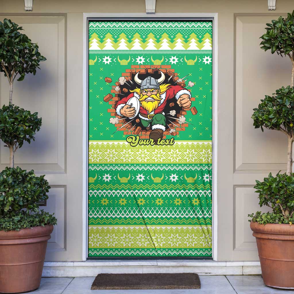 Santa Raiders Personalized Door Cover Christmas Rugby League Spirit - Aussie Hoodie