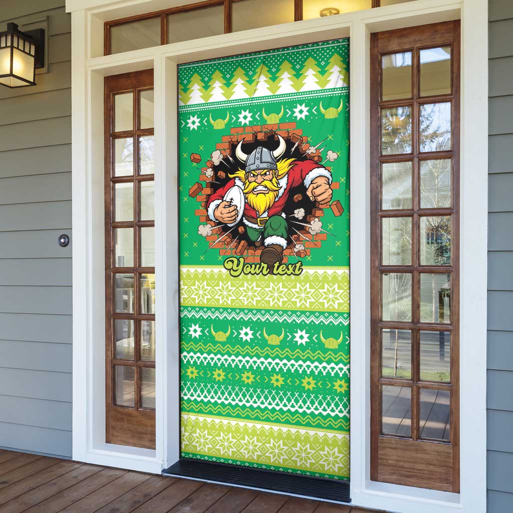 Santa Raiders Personalized Door Cover Christmas Rugby League Spirit - Aussie Hoodie