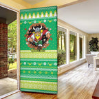 Santa Raiders Personalized Door Cover Christmas Rugby League Spirit - Aussie Hoodie