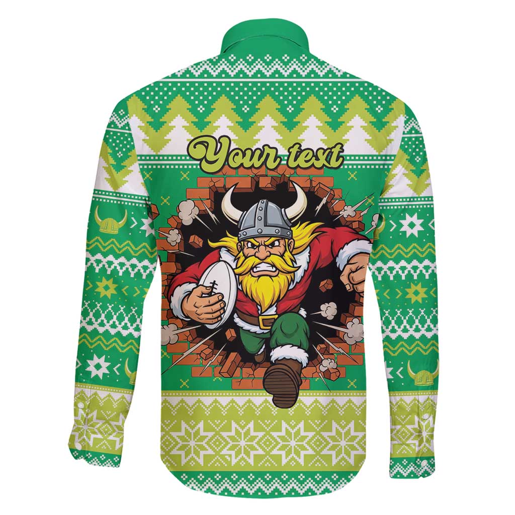 Santa Raiders Personalized Family Matching Off Shoulder Short Dress and Hawaiian Shirt Christmas Rugby League Spirit - Aussie Hoodie