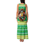 Santa Raiders Personalized Family Matching Tank Maxi Dress and Hawaiian Shirt Christmas Rugby League Spirit - Aussie Hoodie