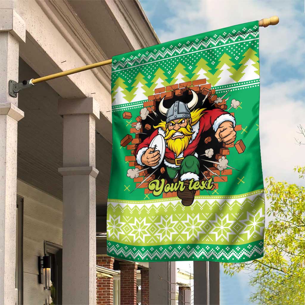 Santa Raiders Personalized Garden Flag Christmas Rugby League Spirit - Aussie Hoodie