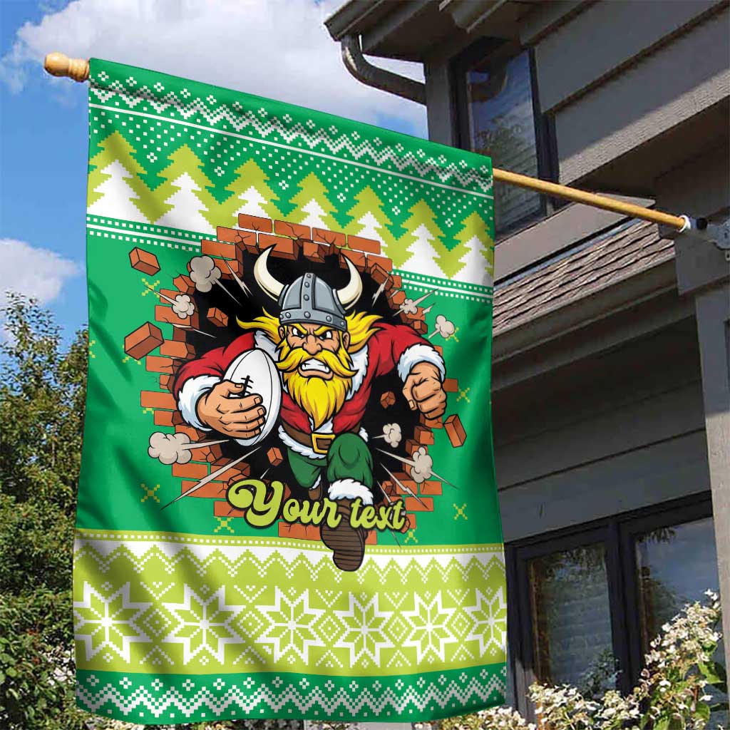 Santa Raiders Personalized Garden Flag Christmas Rugby League Spirit - Aussie Hoodie